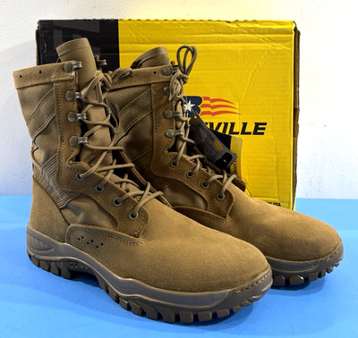 NIB 10 REG BELLEVILLE MENS C320 OCP ACU COYOTE BROWN ULTRA LIGHT ASSAULT BOOTS