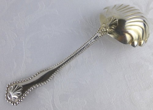 Sheafer & Lloyd sterling silver gravy ladle beaded shell pattern 1894 Pittsburg - Picture 5 of 6