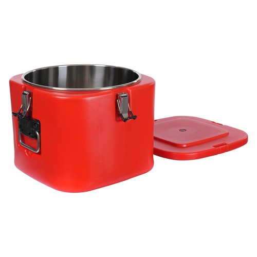 2Pcs Cold/Hot Insulated Buckets Portable Beverage Drink Insulating Container NEW - Afbeelding 10 van 15