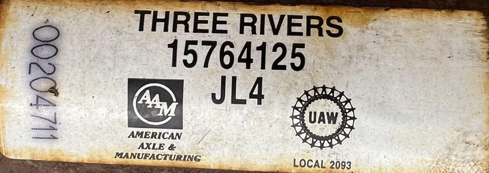 Eje de hélice de eje de transmisión delantero clásico Chevy Silverado 1500 99-07 15764125 Foto 4 de 4