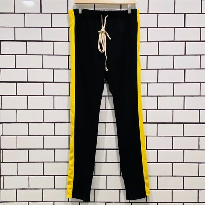 EPTM TECHNO TRACK PANTS BLACK/YELLOW