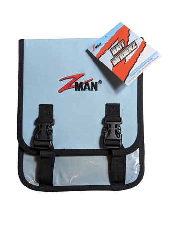 Zman Bait BinderZ - Pochette De Rangement Pour Appâts ElaZtech - Bleu, Dimensions 37x23x9 Cm, Neuf
