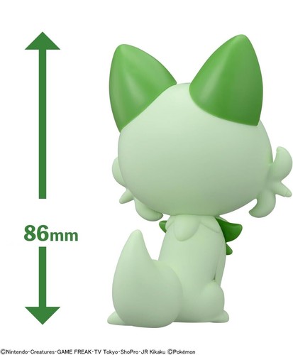 Bandai Pokémon - Figurine à Construire 9cm - Figures Poussacha / Sprigatito - Foto 5 di 7