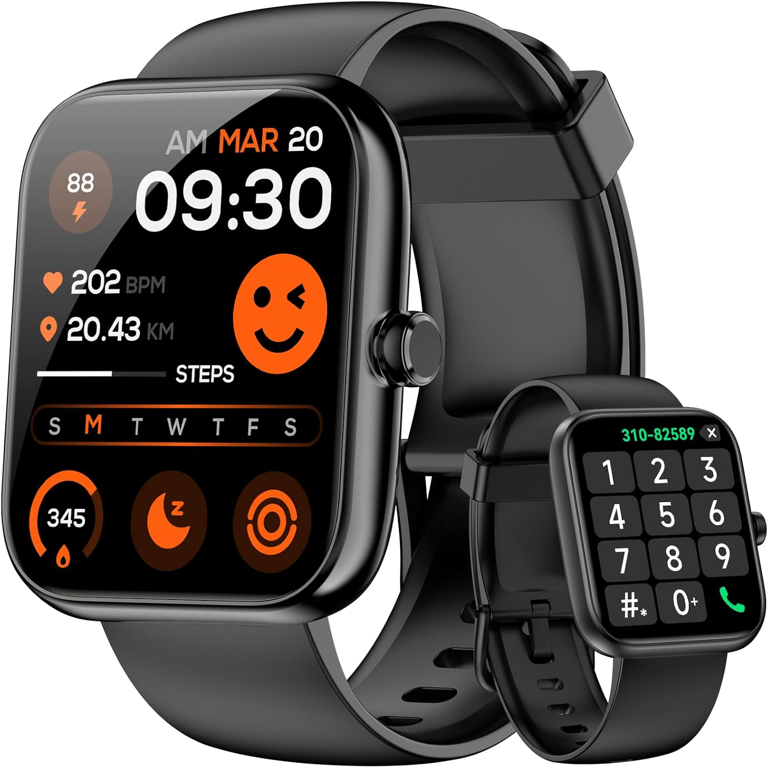 Smartwatch for Men & Women with Alexa, Fitness Tracker, Call Function, 1.83