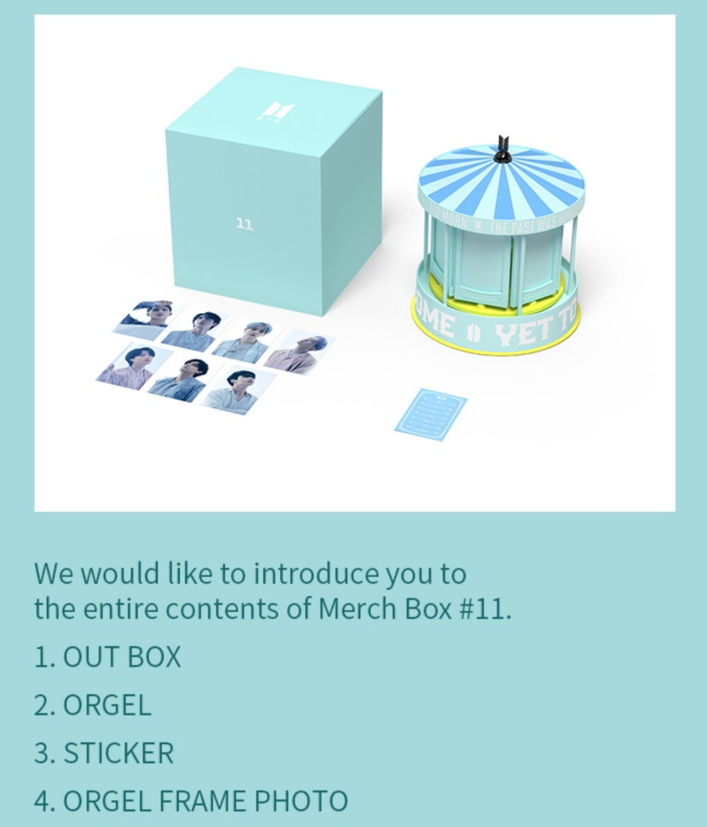 BTS Official Merch box #11 Orgel PC Full set RM JIN SUGA J-HOPE