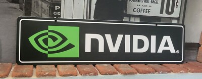 NVIDIA Aluminum Display Sign 6'' x 24''