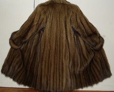 Karl Lagerfeld Sable Fisher Fur Coat Size 14-16 Free Shipping Excellent Conditio