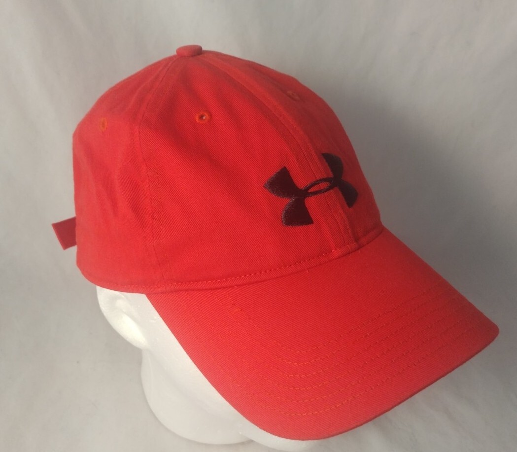 Under Armour Red Adjustable Strapback Hat/Cap-NIC… - image 1