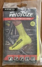 VeloToze Tall Shoe Cover 2.0, Size: S/P EU 37-40 Viz Yellow