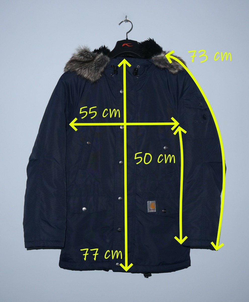 CARHARTT WIP Mens Hooded Anchor Parka Jacket Size XS | eBay