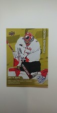 2023 UD Game Dated GOLD Thomas Milic #3 *43 Saves for Canada Semifinal Victory*
