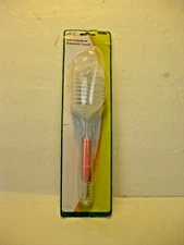 Angel of Mine Baby Bottle & Nipple Brush Bristle Pink Soft Durable Cleaning New 