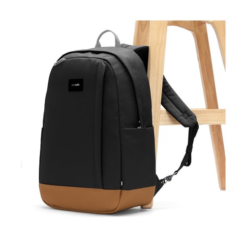 Pacsafe GO 25L Anti Theft Backpack, Jet Black 25 Litre - Picture 5 of 12