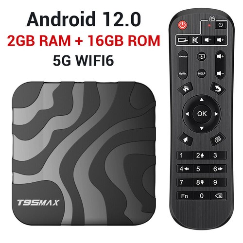 T95 Android 12.0 WiFi6 TV BOX 5G 6K HD Quad Core Smart Media Stream Player BT5.0 - Picture 17 of 40
