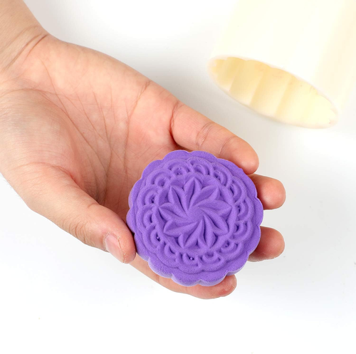 14 Pieces Bath Bomb Mold Kit Moon Cake Mold Press Includes 2 Pcs Shower Steamer - Picture 6 of 12