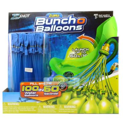NEU Zuru Bunch O Luftballons Handwerfer mit 100 blauen Luftballons