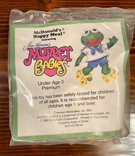 Vintage 1986 Kermit Muppet Babies Under 3 McDonald s Happy Meal Toy New