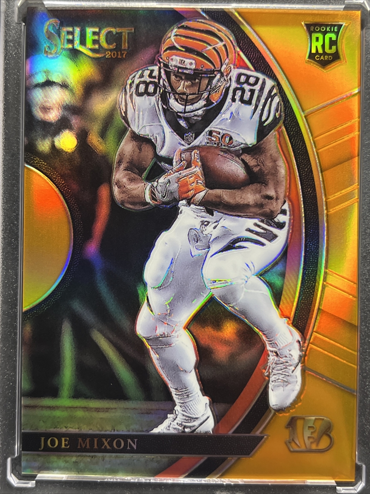 2017 Panini Joe Mixon RC 23/49 Select Football Orange Prizm Card No. 32
