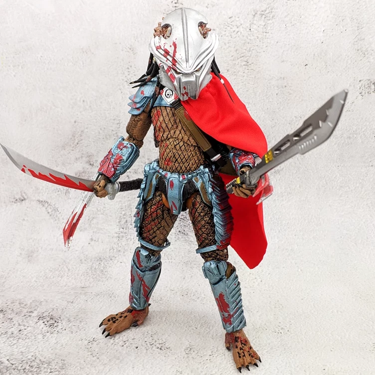 7"NECA AlienVS Predator Masked Scar Ghost Horn Predator Action Figure Collection - Image 2 of 4