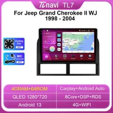 For Jeep Grand Cherokee II WJ 1998-2004 Car Radio Carplay Multimedia GPS Player