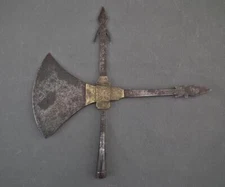 Antique  Native American Indian Tomahawk Axe or Halberd 18th Century Rare