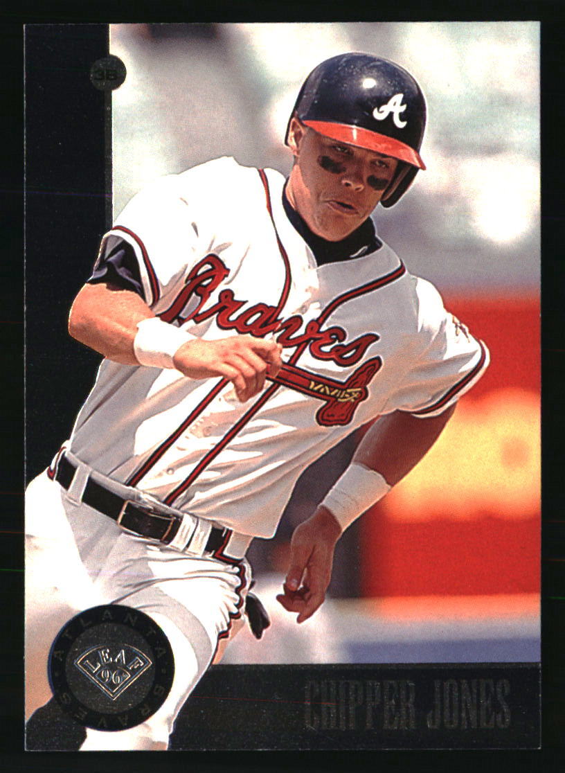 Chipper Jones 1996 Leaf #28 Baseball Card