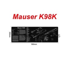 Tapis de démontage et nettoyage Mauser K98 K 90 x 30 cm