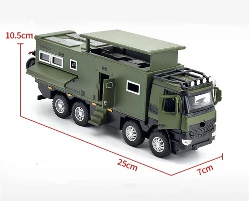 1/28 Alloy Touring Car Model Diecast Metal Off-road RV Vehicles Sound & Lights - Photo 9/17