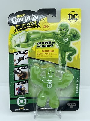 GREEN LANTERN RARE DC Heroes Of Goo Jit Zu Minis GLOW IN DARK single pack new