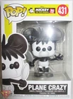 PLANE CRAZY MICKEY Disney Pop 4" Vinyl Figure #431 Funko MINT 2018