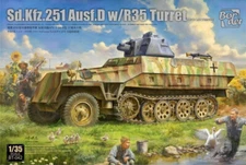 Border Model BT042 Sd.Kfz.251 Ausf.D w/R35 Turret scale 1/35