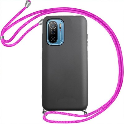 Ulefone Note 13P TPU Cover Shockproof Anti-Scratch Case CrossBody Lanyard Strap