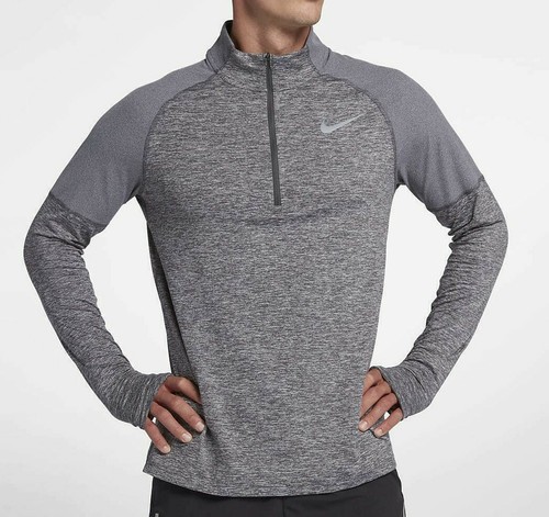 Nike Men's Element Grey Heather 1/2-Zip 