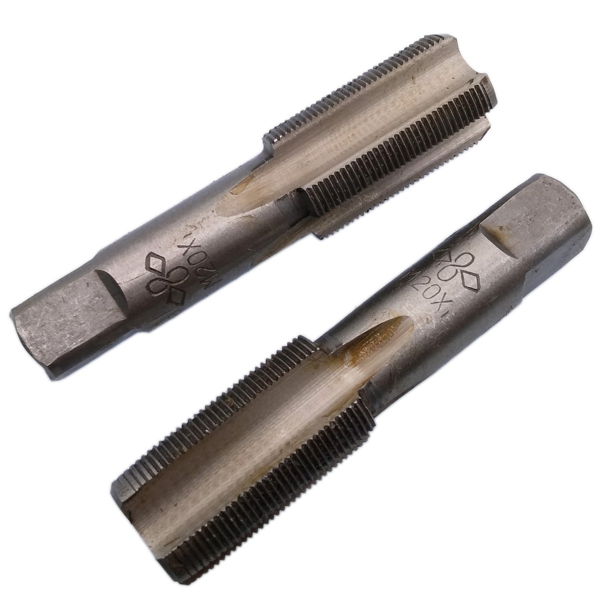 M20 X 1mm (Spina E Rubinetto) HSS - Filettatura Metrica Conica Destra, Acciaio Rapido, 20mm Maschio E Femmina