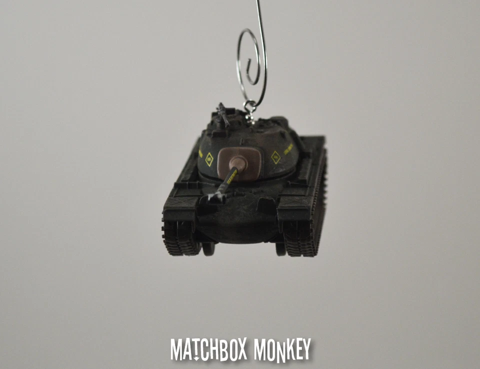 USA M48-A3 Tank Vietnam War Era Army USMC Christmas Ornament 1/72 A1 1954, 1955 - Image 4 of 4