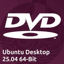 Ubuntu Linux 25.04 Desktop 64-Bit Ver BOOTABLE/LIVE Install DVD USA SELLER