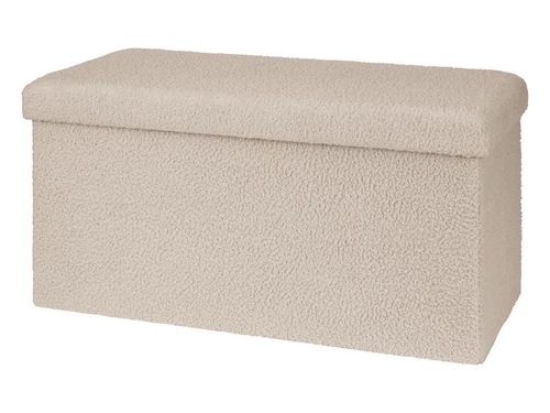 LIVARNO home Sitztruhe, B 82 x H 40 x T 40 cm (Teddy) - B-Ware sehr gut