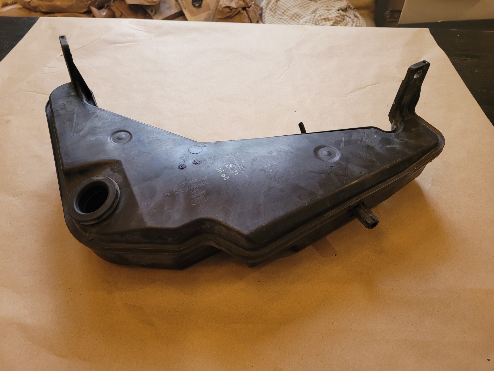 20092012 AUDI Q5 WINDSHIELD WASHER FLUID RESERVOIR BOTTLE 8R0955453B eBay