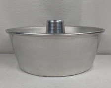 Angel Food Cake - 10 inch Pan - Heavy Duty Non-Stick Aluminum - Made in USA