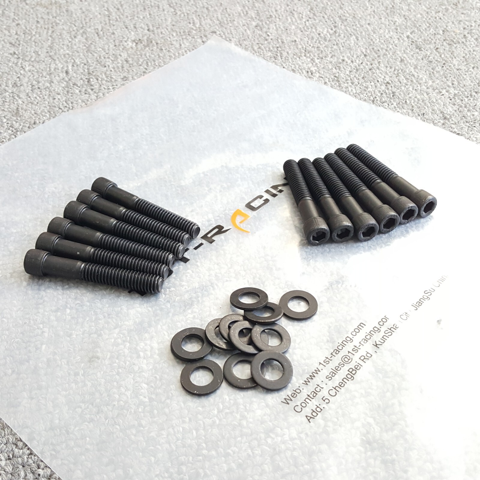 5/16"x2" Allen Socket Head Intake Manifold Bolts+Nuts For Falcon