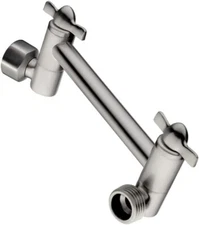 5" Solid Brass Adjustable Shower Extension Arm for Shower Head, BAR0501-02