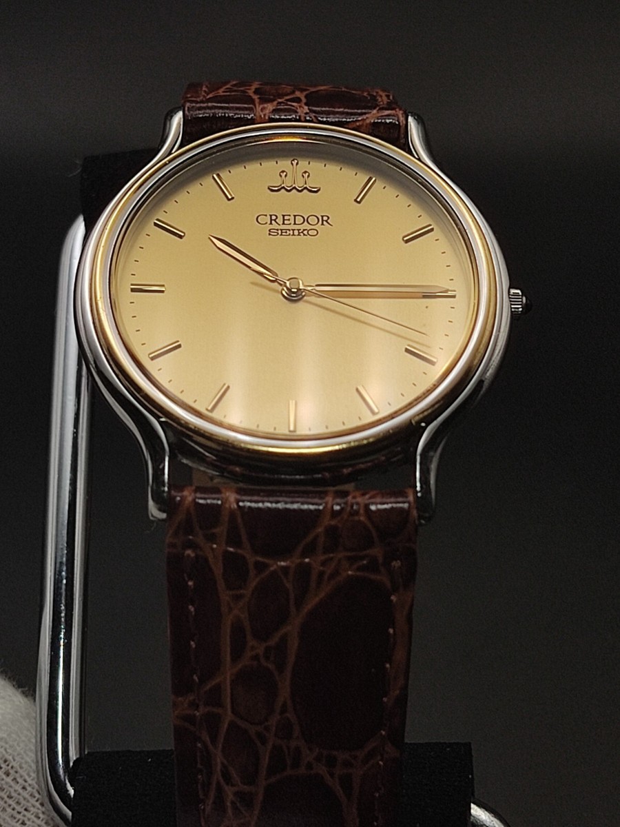 SEIKO CREDOR 8J81-6B00 18KTベゼル 美品 Excellent condition Seiko Credor 8J81-6B00 K18 bezel men's