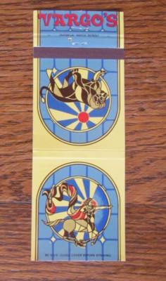 JEWEL MATCHBOOK COVER: VARGO'S LIVONIA, MICHIGAN EMPTY MATCHCOVER -A13