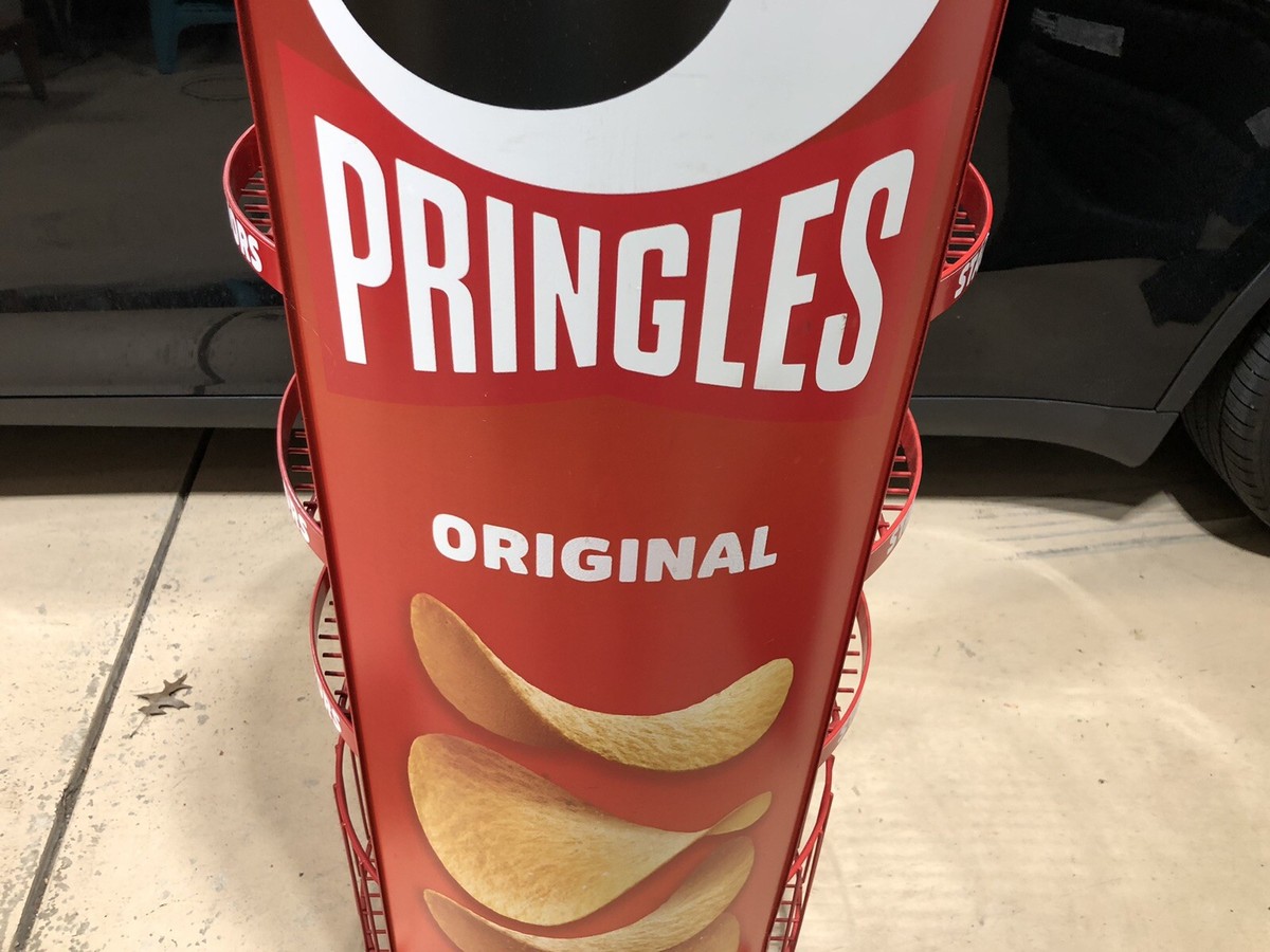 Pringles Display Stand Limited Edition All Metal 48” Unique | eBay