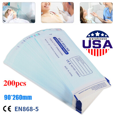 Practicon 2.75 x 10 Self-Sealing Sterilization Pouches