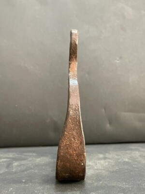 Étrier (stirrup) à Pied Vintage En Fer Forgé Artisanat - Période 1900-1940 - Inde - Objet De Collection Rustique