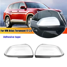 For VW Atlas / Teramont 2018-2023 ABS Chrome Door Side Mirror Cover Cap