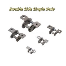 Curved Plate Roller Chain Conveyor Driving Chain Double Side Single Hole