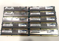 Lot of 10x 8GB HP 500205-071 PC3-10600R-9-10-E1 HMT31GR78FR4C-H9 DDR3 Server RAM