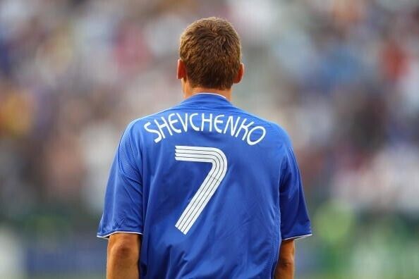 MENS FC CHELSEA 2006/2008 UEFA SHEVCHENKO #7 SOCCER FOOTBALL